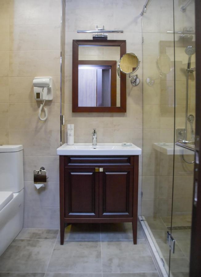 Macara Sheki City Hotel Bagian luar foto