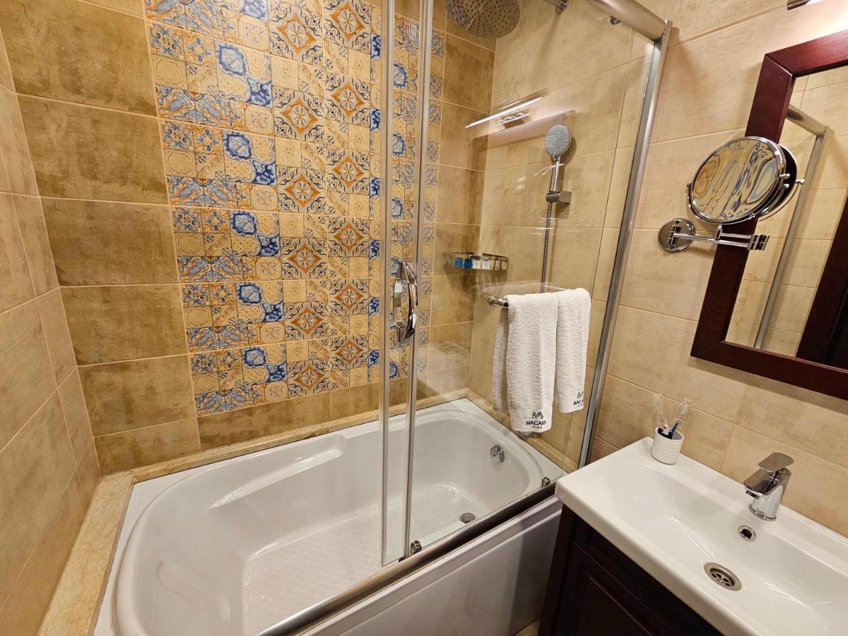 Macara Sheki City Hotel Bagian luar foto