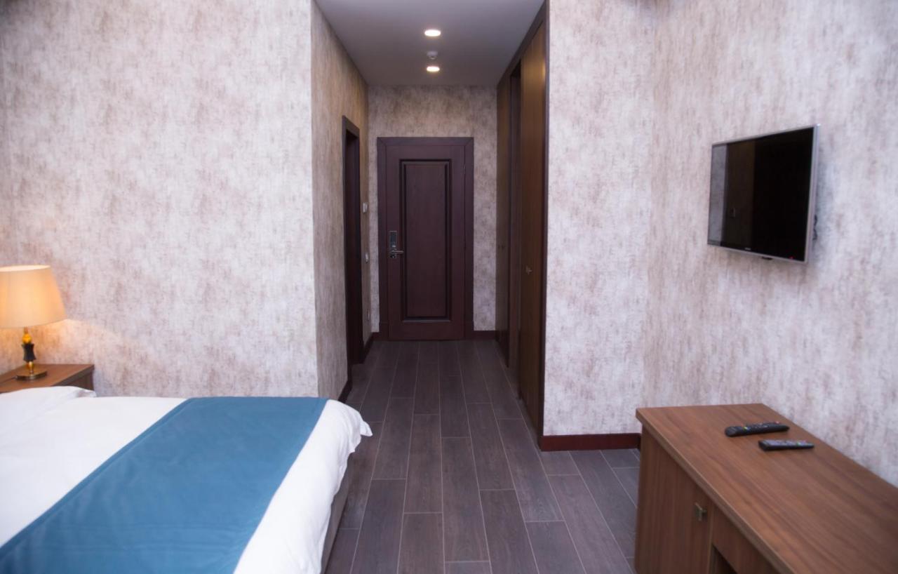 Macara Sheki City Hotel Bagian luar foto